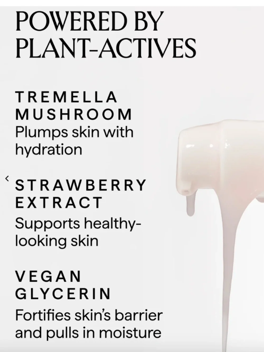 Herbivore CLOUD JELLY Tremella + Strawberry Plumping Hydration Face Serum